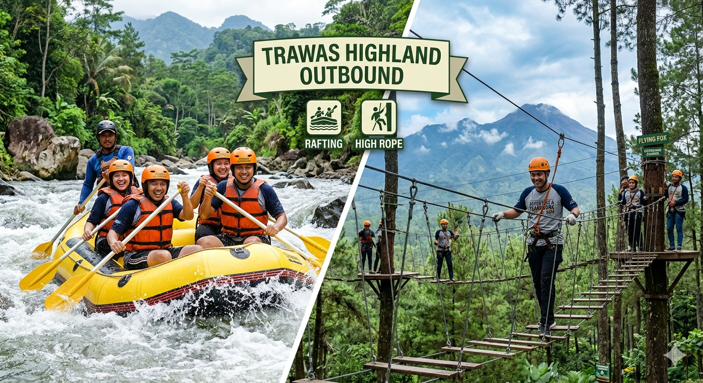 Trawas Highland Outbound — Rafting & High Rope