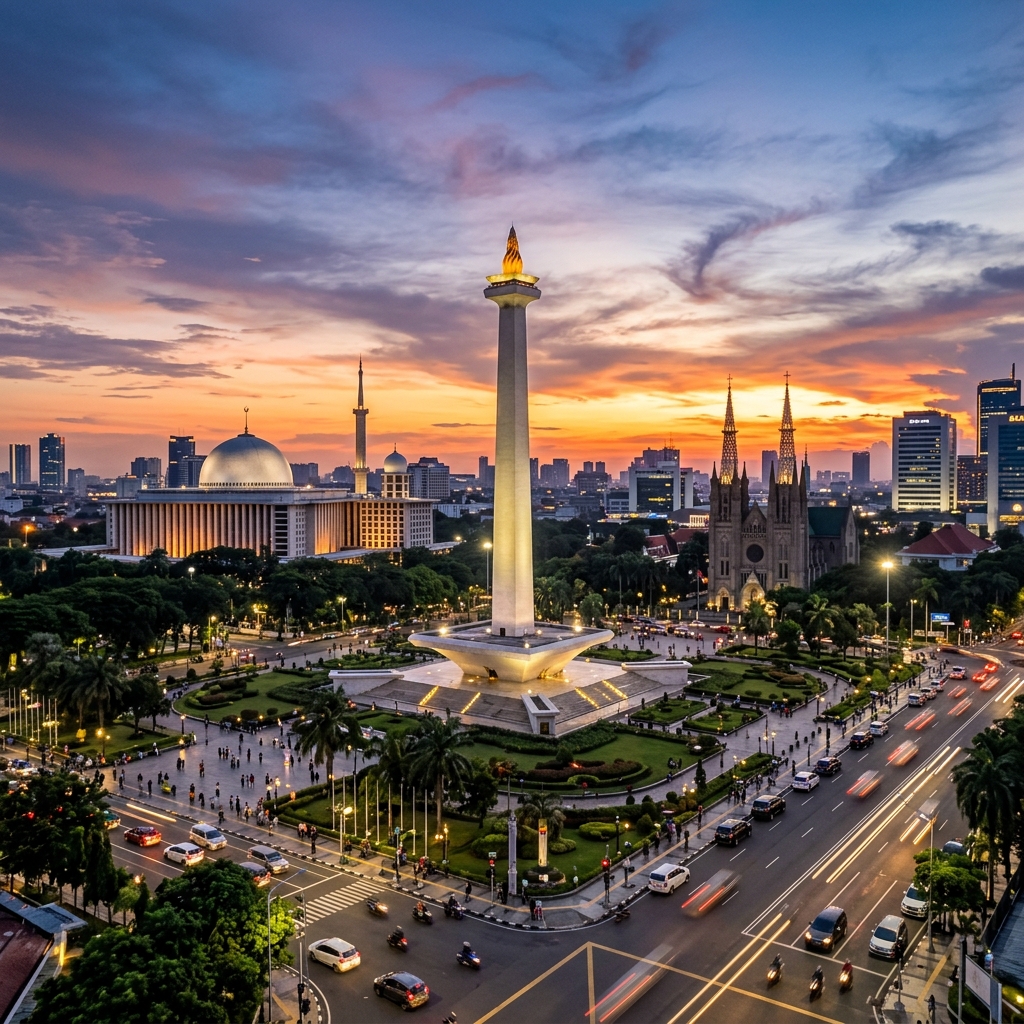 Jakarta City Highlights — Monas, Istiqlal & Katedral