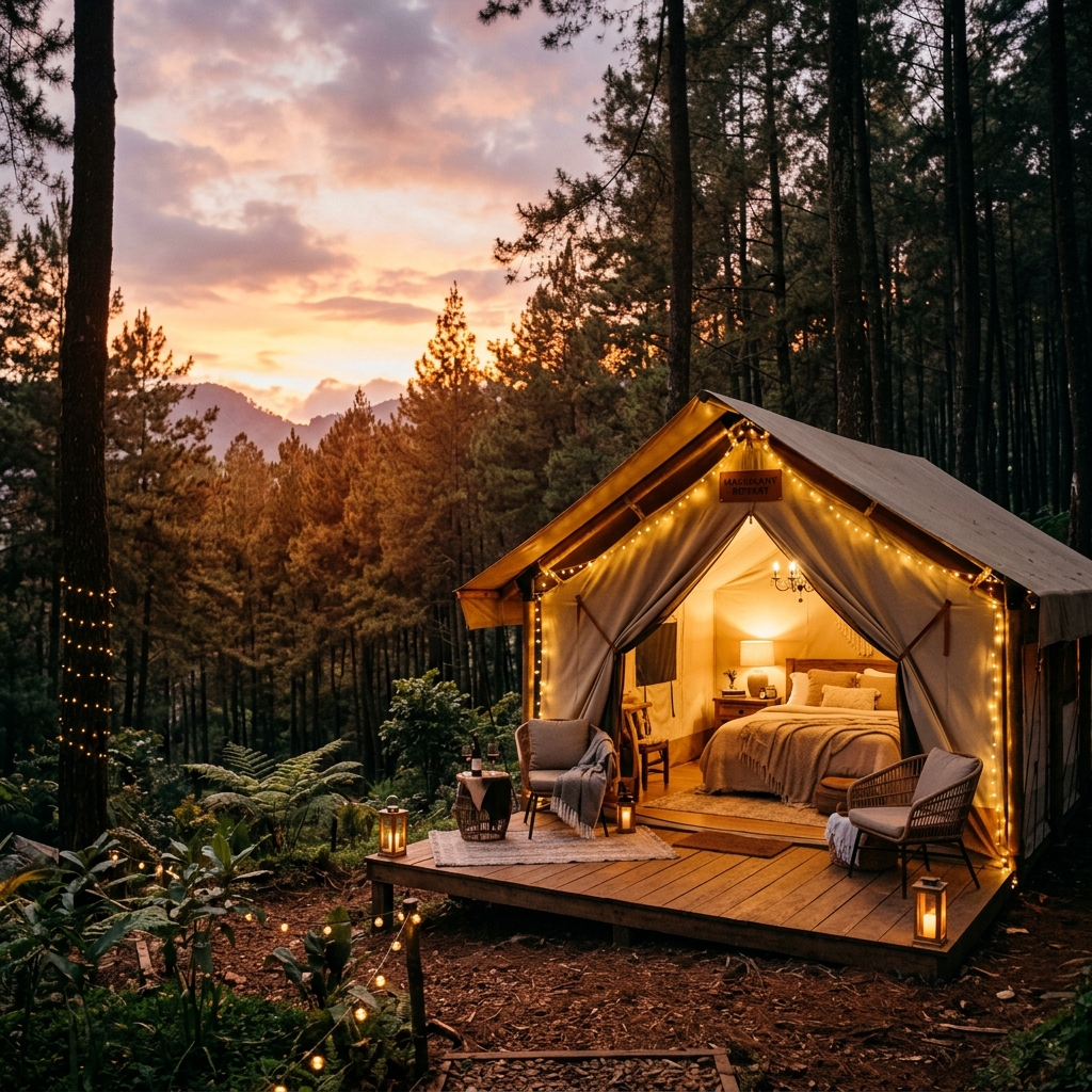 Romantic Bandung — Glamping & Floating Market